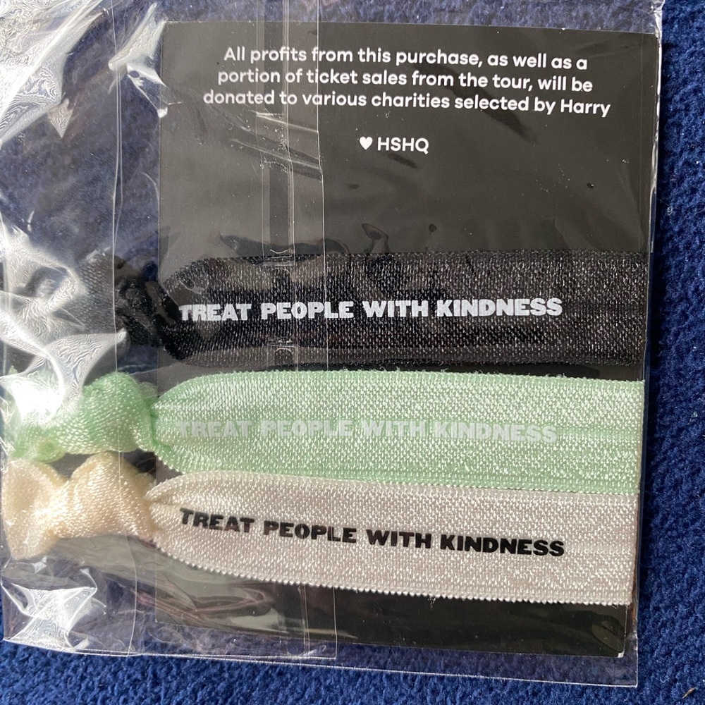 Harry Styles’ “Treat People with Kindness” bracelets